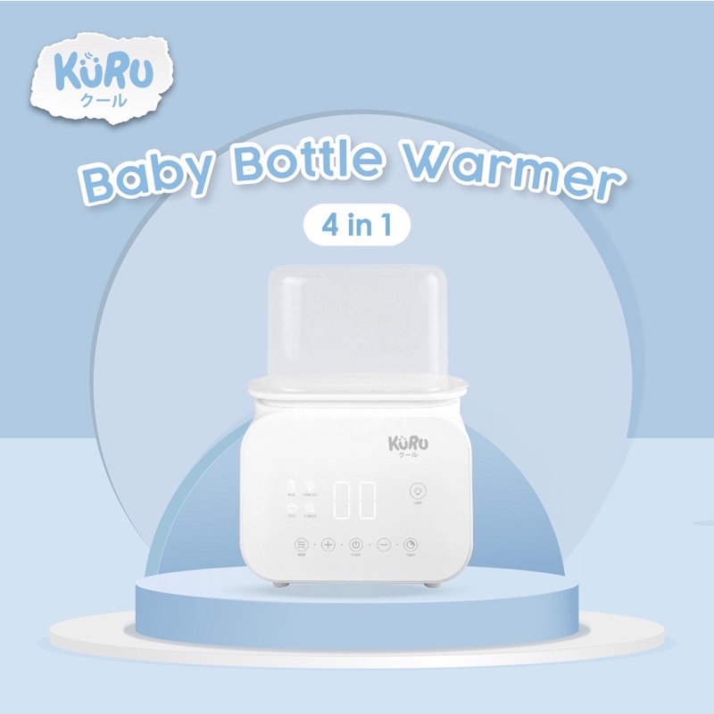 Kuru Smart Bottle Warmer 4in1 Pemanas Kukusan MPASI Penghangat Susu Asi Bayi Steril Perlengkapan Bayi Kado Lahiran Melahirkan Newborn