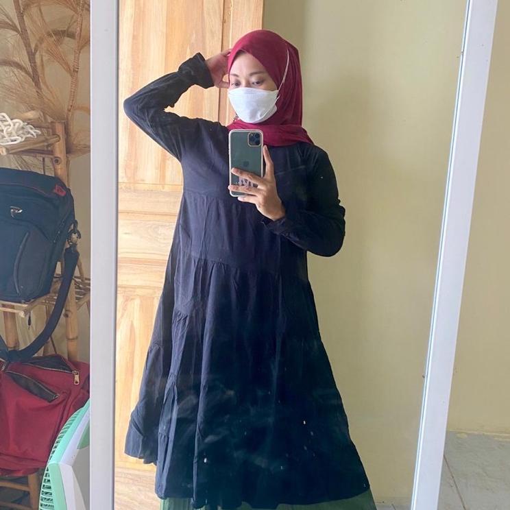 Recomended.. Atasan tunik Cempaka Full Ruffle