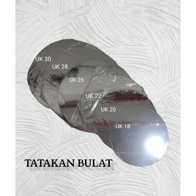 TATAKAN KUE ULANG TAHUN BULAT SATUAN