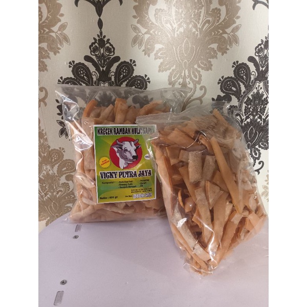 

2Xbtygneal Sakha Snack ) Krecek Kulit ( Rambak ) Stik Lebar 500 Gr