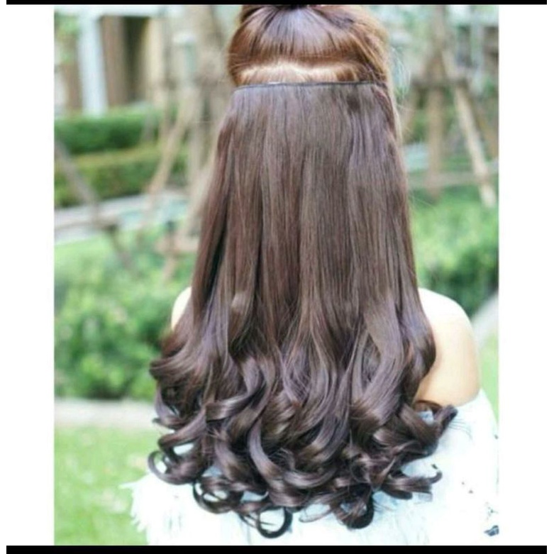 hair clip curli warna hitam