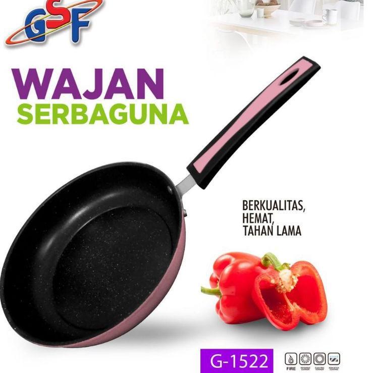 Tren Terbaru wajan teflon gsf frypan gsf teflon series g-1522 g-1520 g-1526 teflon anti lengket gsf 