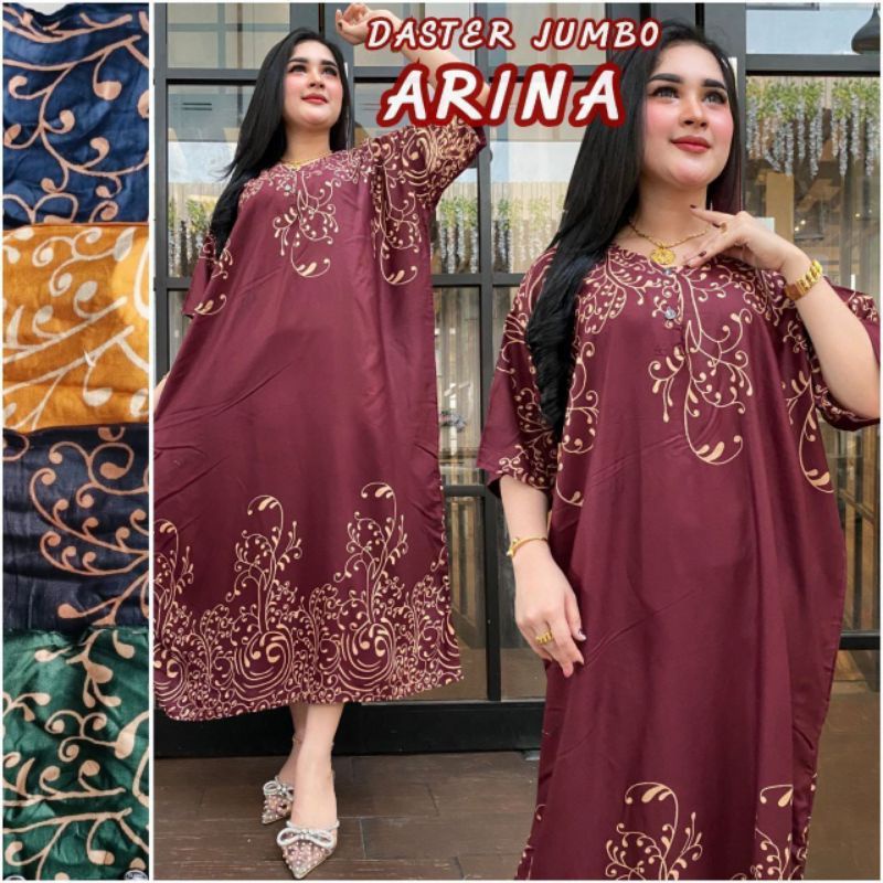 DASTER JUMBO BUSUI ARINA LENGAN PENDEK LD 130