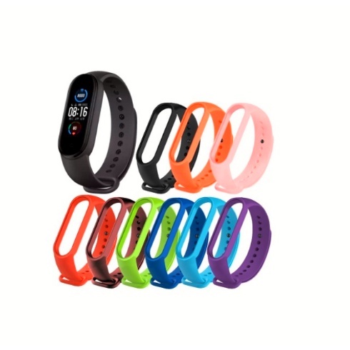 KHUSUS GROSIR Gelang Jam Smartwatch Xiaomi Strap mi band 5 dan mi band 6 M5 M6 Smartwatch Xiaomi pen