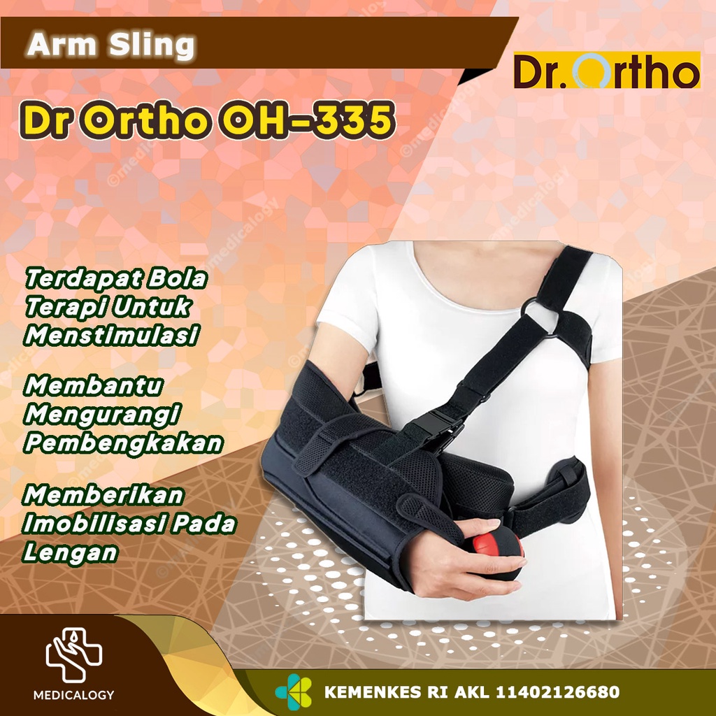 Dr Ortho Abduction Arm Sling with Exercise Ball