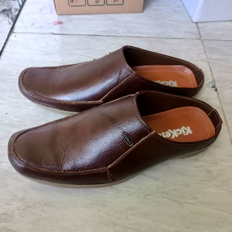 sepatu sandal kulit asli selop SB kulit asli murah