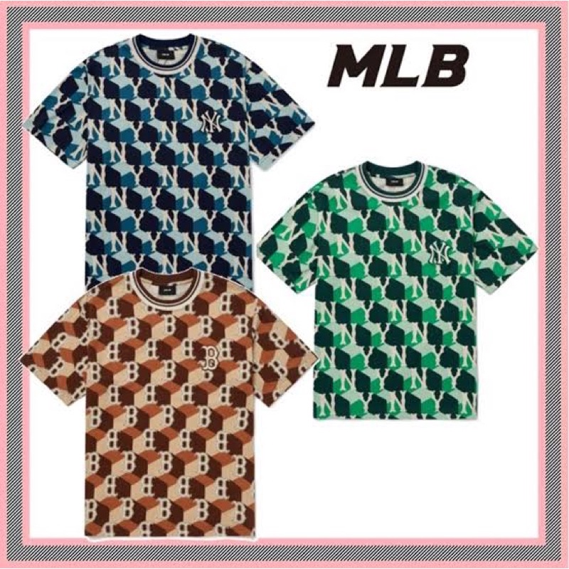 MLB Cube MONOGRAM Overfit T-Shirt NEW YORK