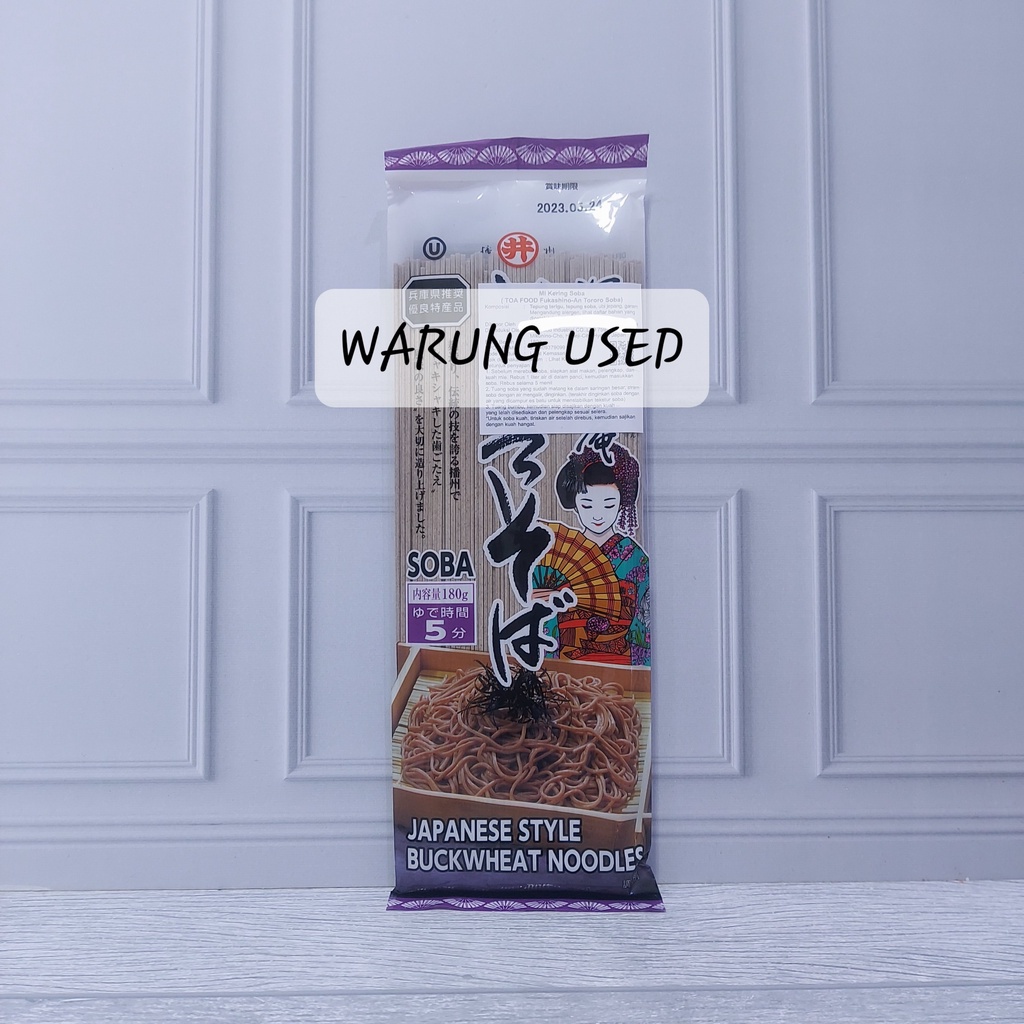 

TOA food fukashino An Tororo soba 180 gr mie soba japane noodle 180gr