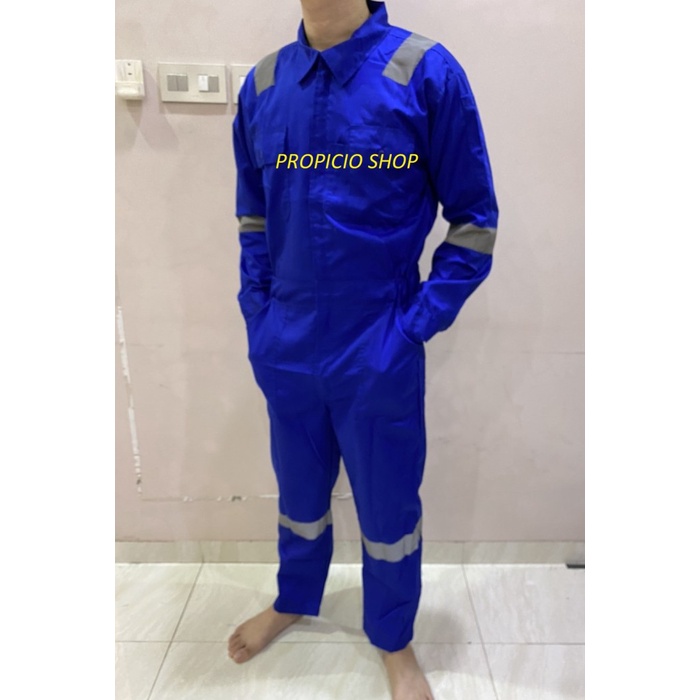 Baju Bengkel Wearpack / Wear Pack / Safety Model Terusan