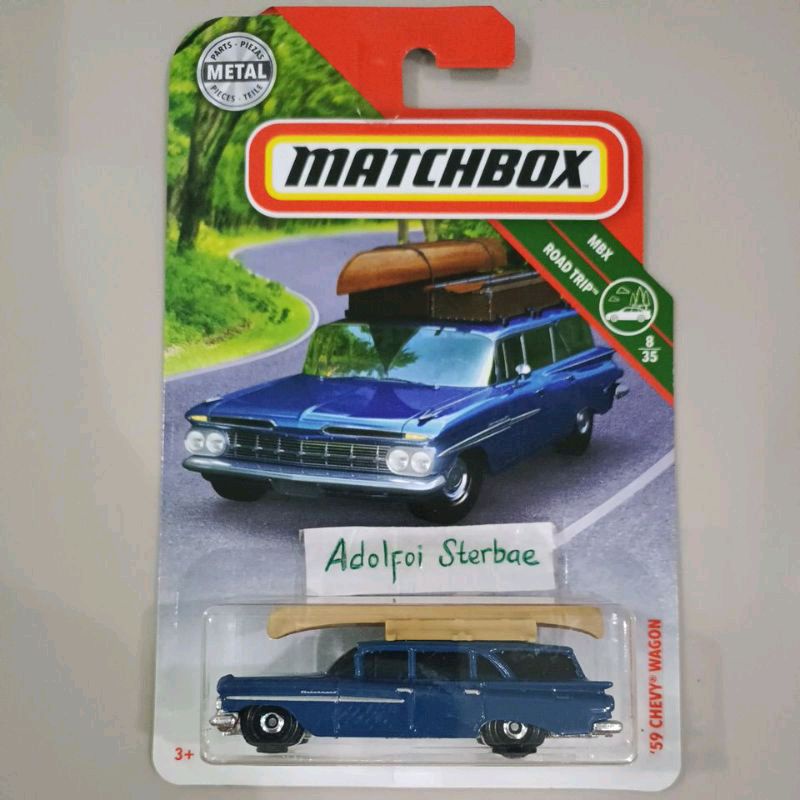 matchbox '59 chevy wagon mbx road trip