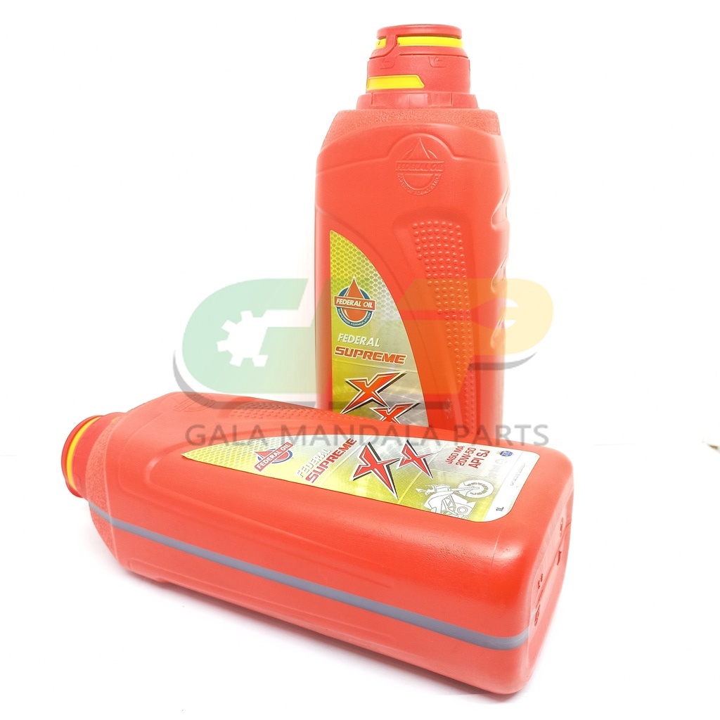 Oli Federal Supreme XX 4T 20w50 Synthetic API SJ Jaso MA 1 Liter