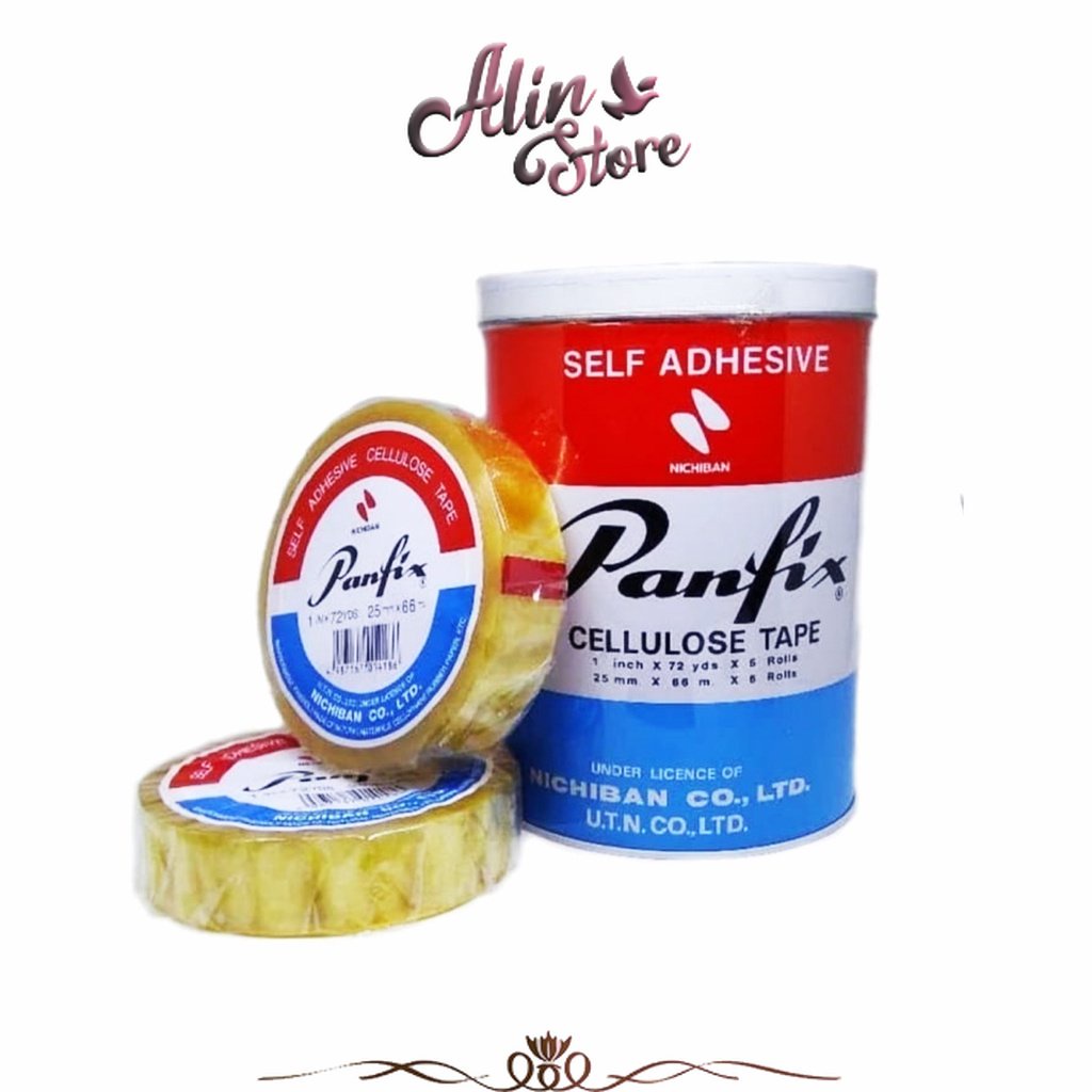 

Isolasi Transparant / Bening 1 Inch / 24 mm Panfix