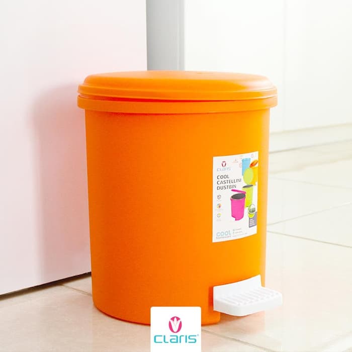 Tempat Sampah injak Castellini Dustbin 1161 Claris 10.5 Liter