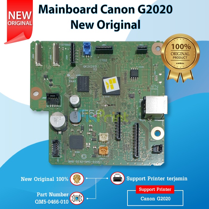 Board Printer Canon G2020, Mainboard Canon G-2020, Motherboard G 2020 New Original, Part Number QM5-0466-010