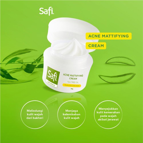 SAFI Anti Acne Cream Tea Tree Oil White Natural