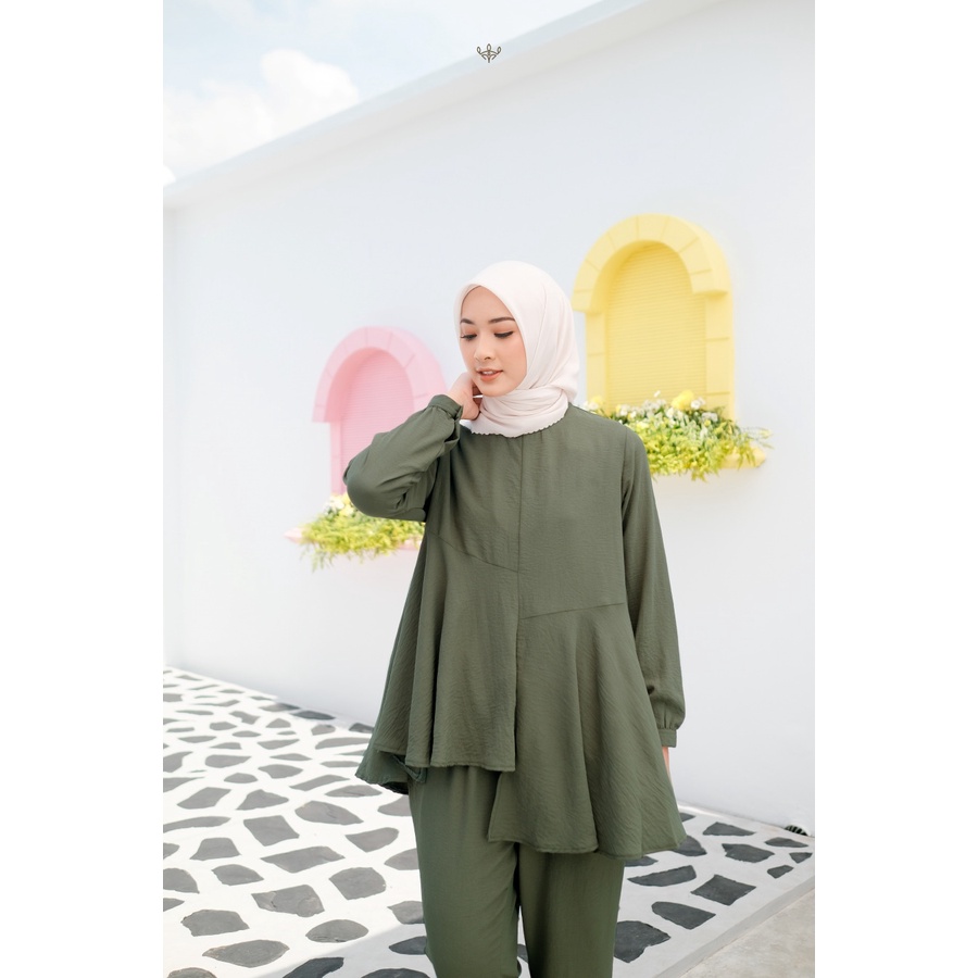 Wimi.id Zeline One Set | Baju Ibu Hamil dan Menyusui