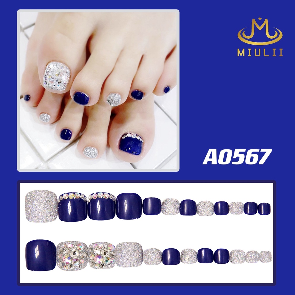 MIULII / KUKU PALSU   A0567  / 24PCS / 3D / NAIL ART / PREMIUM / CUTE / FREE LEM JELLY / KUTEK