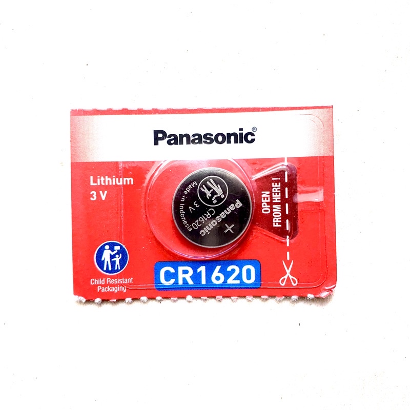 BATERAI PANASONIC CR1620 ORIGINAL LITHIUM BATTERY 3 VOLT