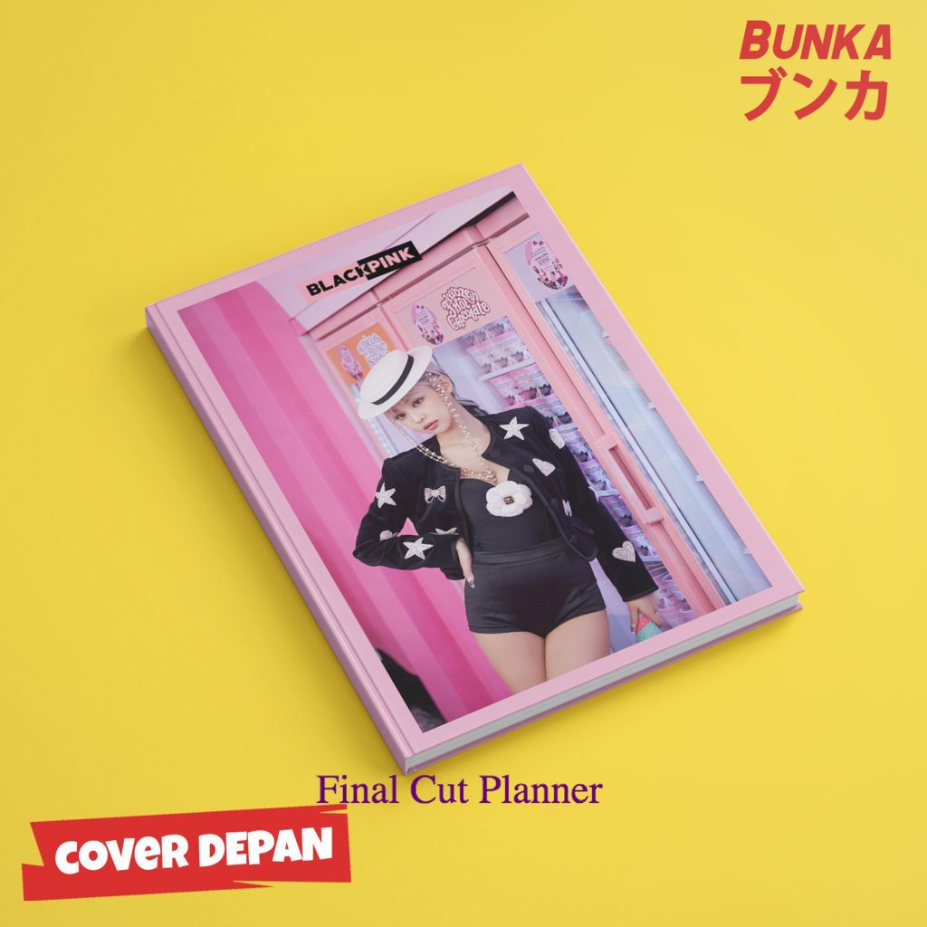 

Notebook KPOP Black Pink Ice Cream Jennie Hardcover A5 Buku Tulis Catatan Notes Agenda Planner .