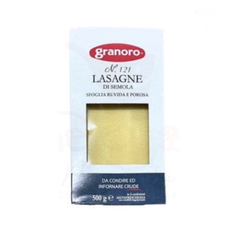 

Granoro Lasagne N. 121 / Granoro / Pasta / Cannelloni / N. 76 / Lasagne / N. 121 / di Semola / Shell / Mie