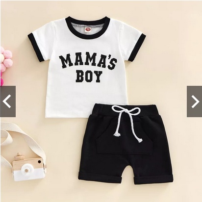 SETELAN ANAK UNISEX MAMA BOY /SET MAMA BOY BAHAN PREMIUM