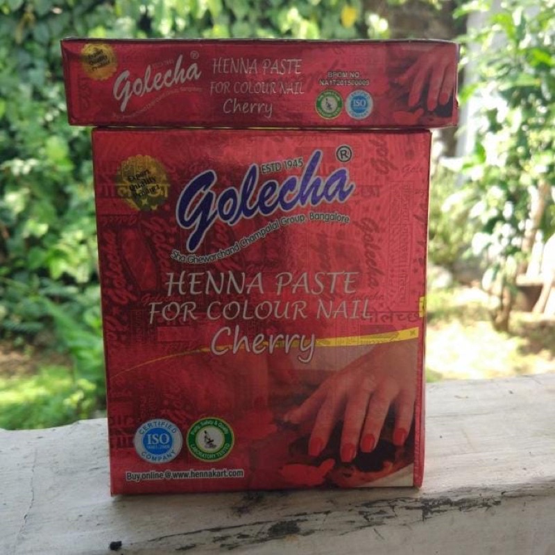 1 Box 12pcs GOLECHA NAIL Tube Henna Paste Golecha Kuku Kutek Halal
