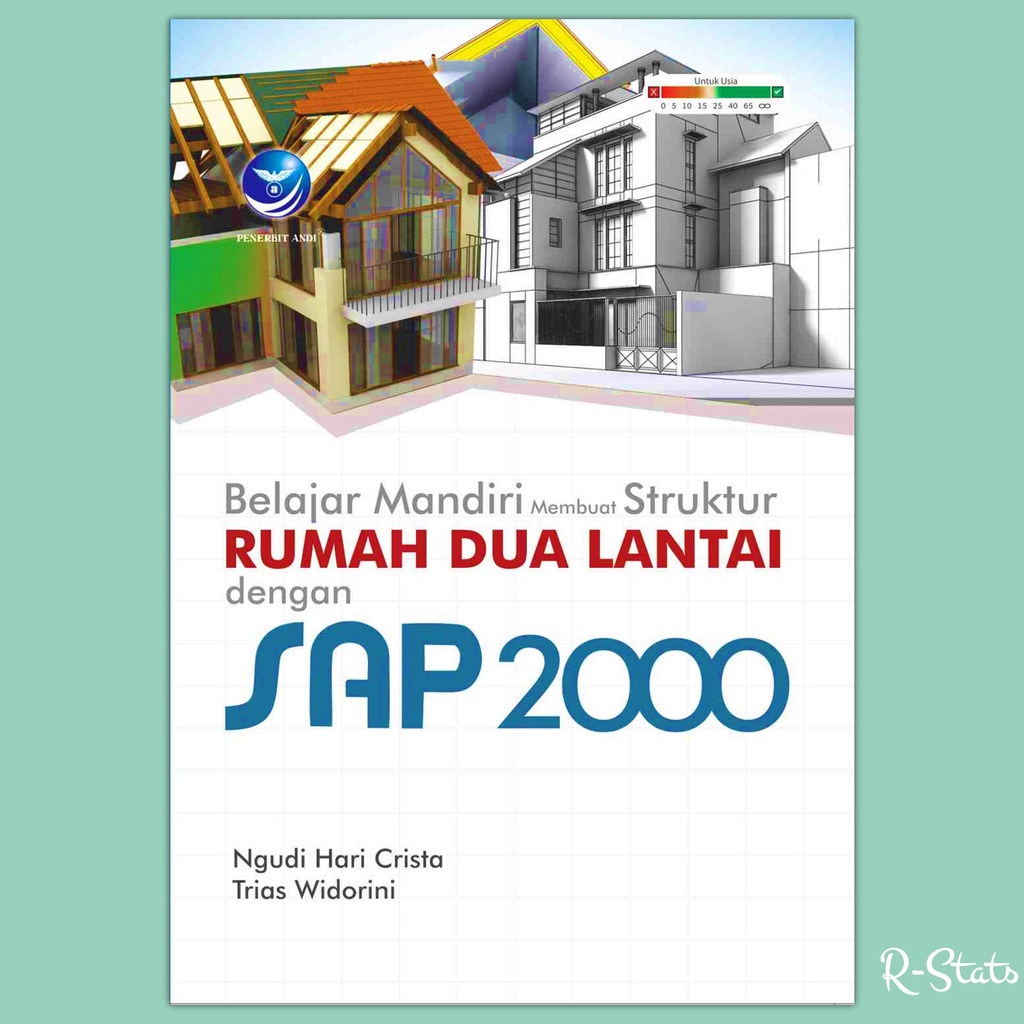 R-Stats Buku Belajar SAP 2000 Rumah 2 Lantai