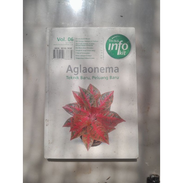 buku aglonema panduan cara merawat aglonema