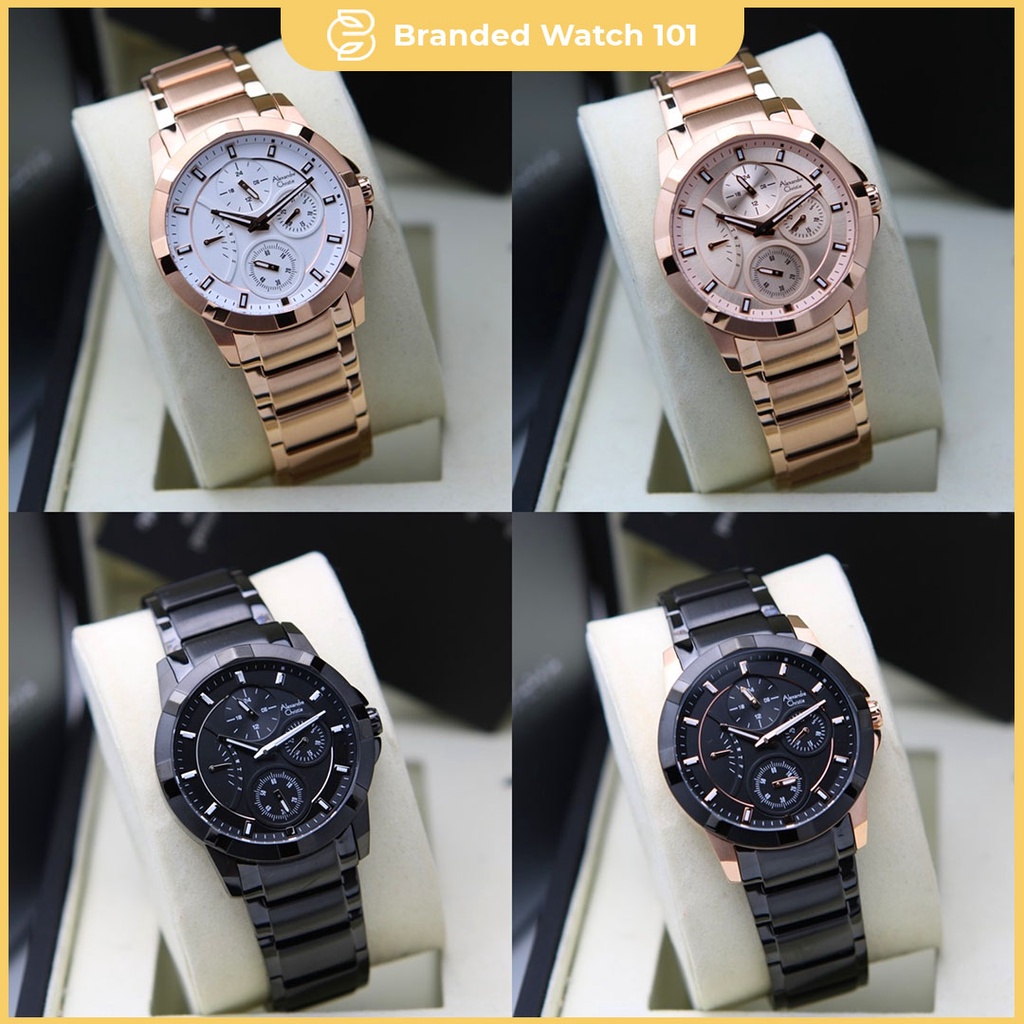 ORIGINAL Jam Tangan Wanita Alexandre Christie AC 2879 / AC2879 / 2879 Garansi Resmi 1 Tahun Stainles