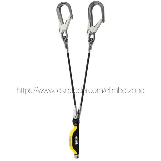 Petzl ABSORBICA-Y Lanyard 80 cm with MGO