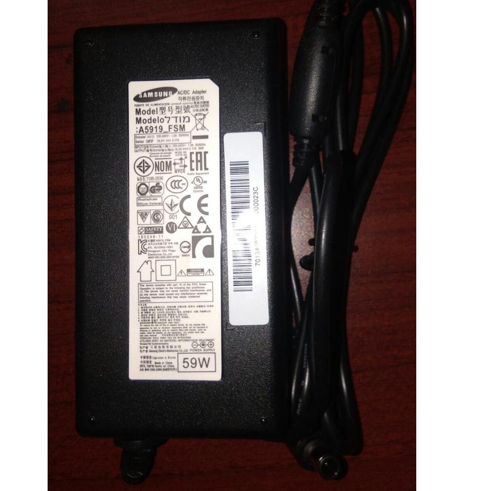Spesial Promo--Adaptor TV LED Samsung 19V 3.17A 3.17Amper 3.17