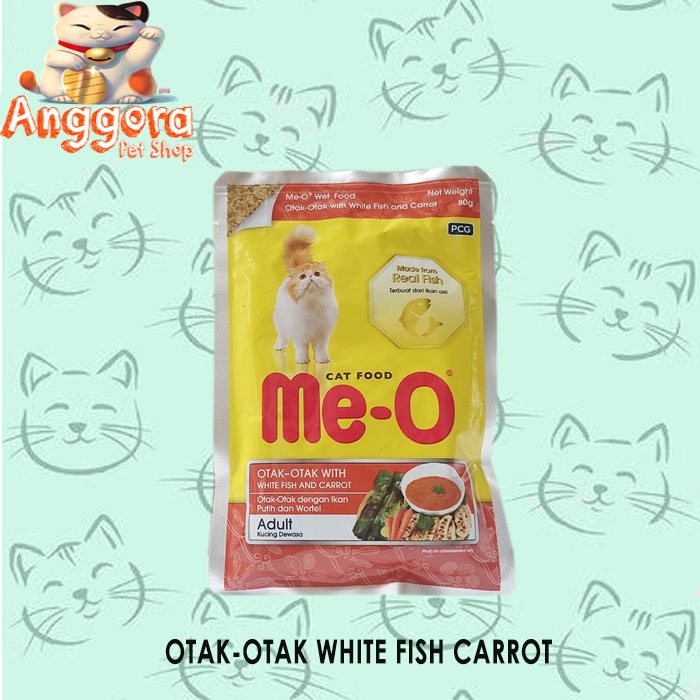 Makanan Kucing basah MEO pouch 80g Adult &amp; Kitten All Varian