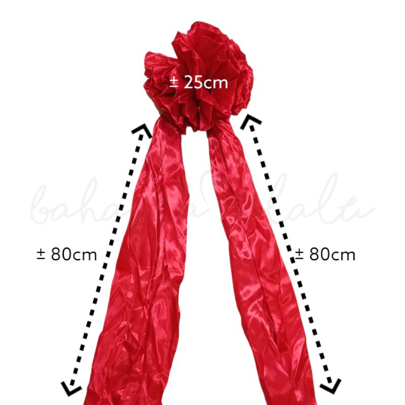 Kain Merah / Kain Pintu Nikah / Kain Dekorasi Wedding