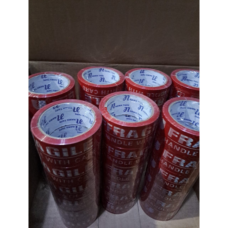 

1 pcs harga lakban fragile merah 48mmx90y