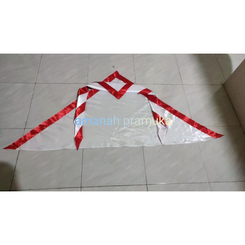 Jual hasduk pramuka satin clarissa jumbo kacu pramuka panjang -+150cm ...