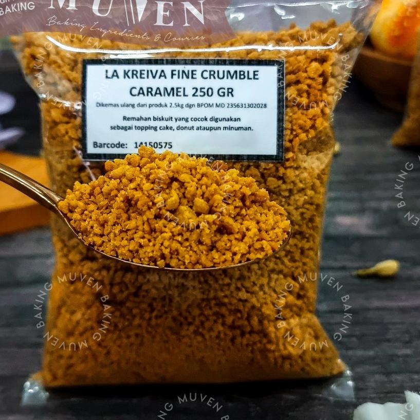 

TrxTt0T4--LA KREIVA CARAMEL CRUMBLE 250 Gr FINE LAKREIVA COOKIE CRUMB REMAHAN