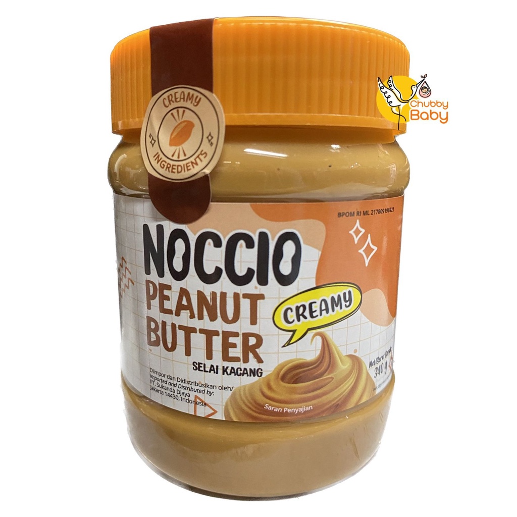 NOCCIO Peanut Butter 340g | Selai Olesan Kacang