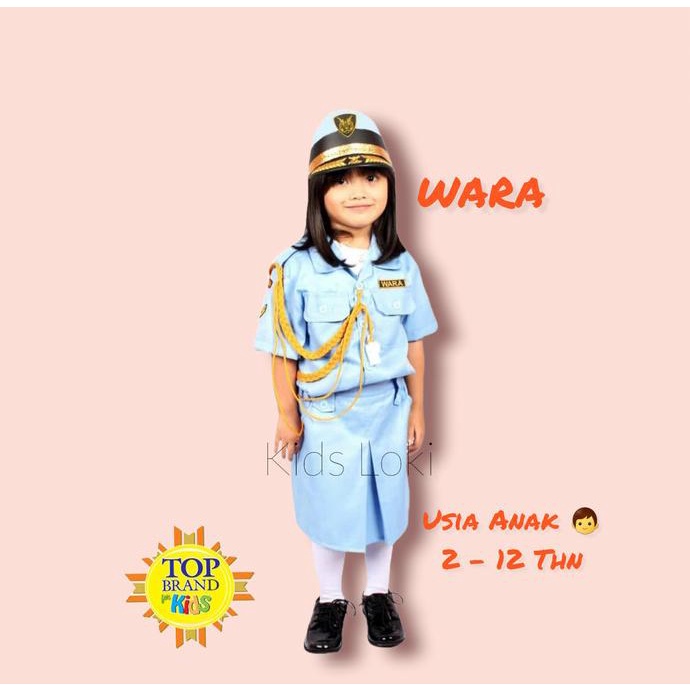 baju profesi anak seragam TNI AU WANITA anak baju karnafal kostum anak Termurah