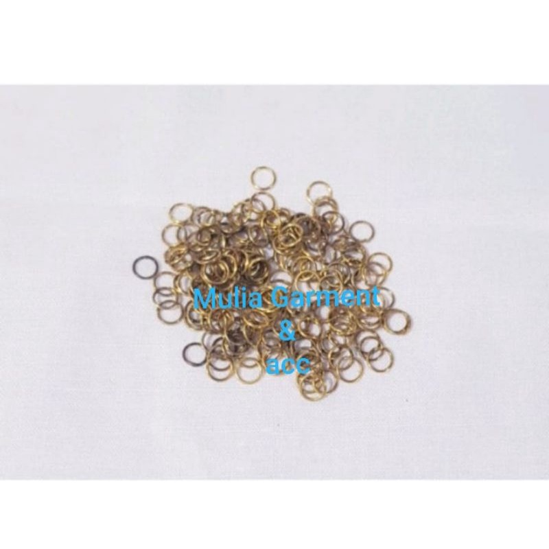 RING BULAT DIAMETER 5MM STAINLESS ISI 24 BUAH