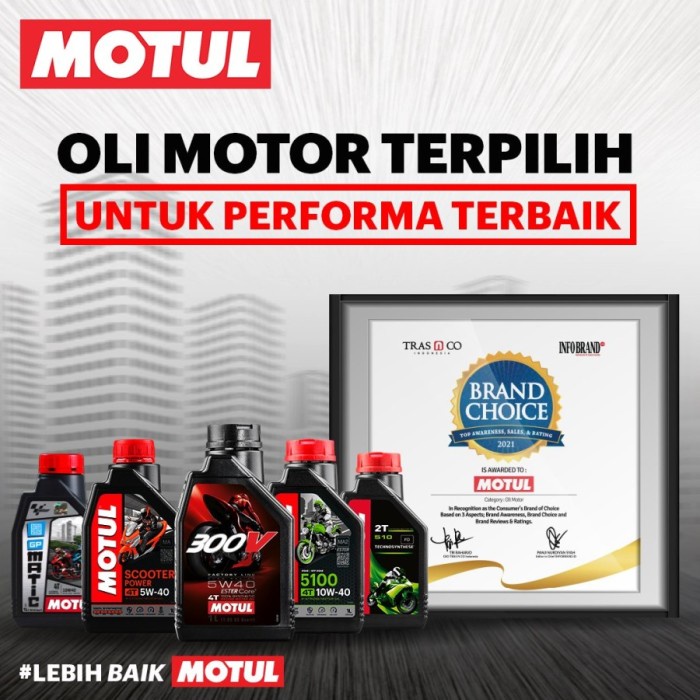 Oli Motor Motul 5100 4T 15W-50 1L Oli Motul