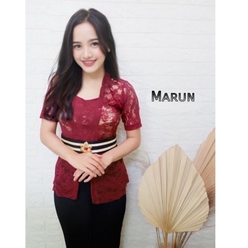 Kebaya Bali Lengan Pendek Kebaya Kutubaru Brokat