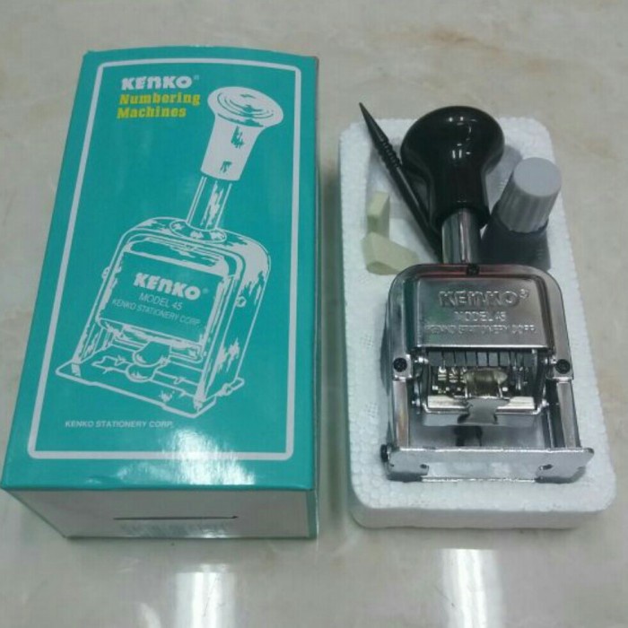 

Dijual Automatic Numbering Machine Kenko 45/Stempel Nomorator 6 Digit Promo