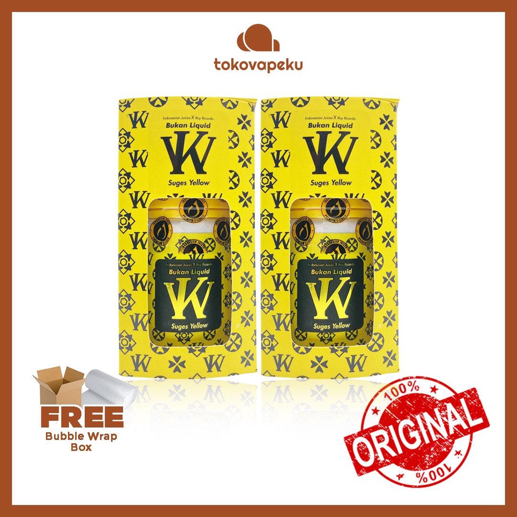 BUKAN LIQUID KW SUGES YELLOW 3MG 60ML LIQUID KW by ROY RICARDO