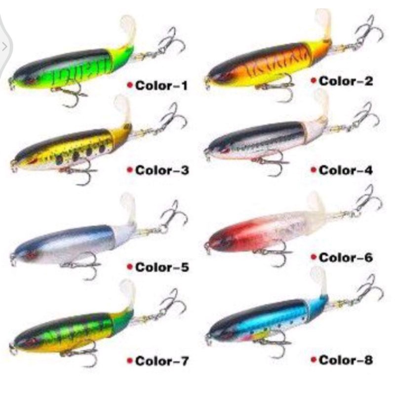 minnow popper hopper top water 8,5cm