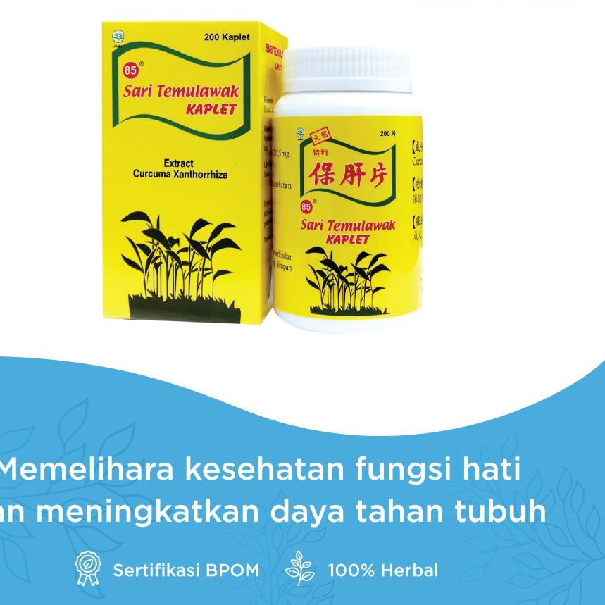 

Terbaik Sari Temulawak 200 Kaplet untuk penyembuhan sakit kuning, hepatitis, dan kesehatan liver 