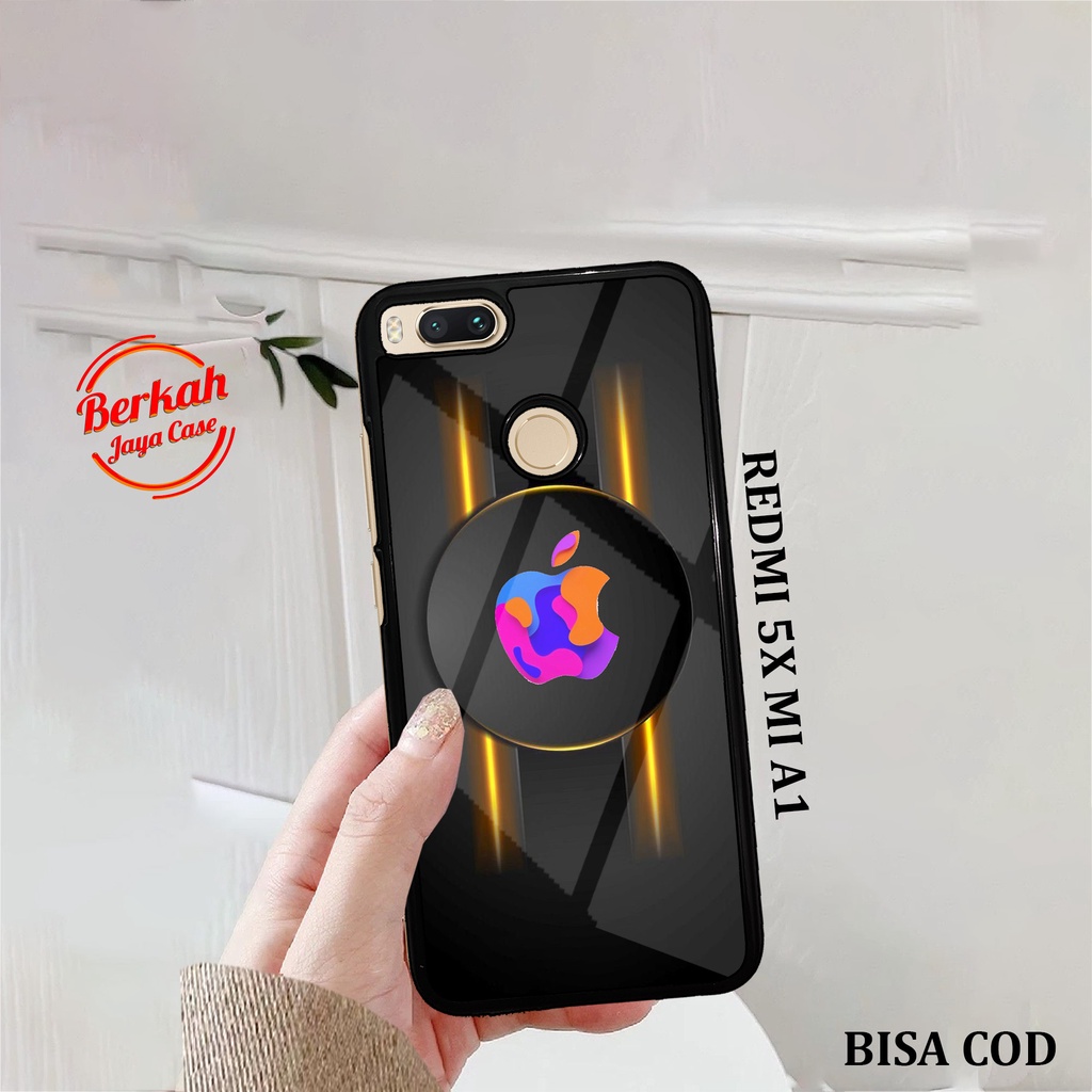Case XIAOMI REDMI 5X MIA1 Casing REDMI 5X MIA1 case APEL BLACKGROUND Case hp kondom hp case aestheti