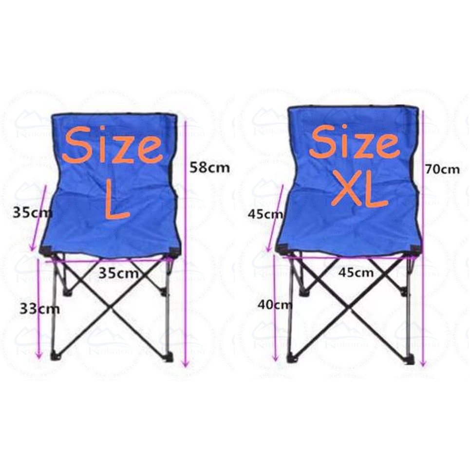 Bangku &amp; Meja Lipat Mancing Ukuran Extra Besar &amp; Besar` Kemah Outdoor` Kursi Portable Camping Piknik Pancing