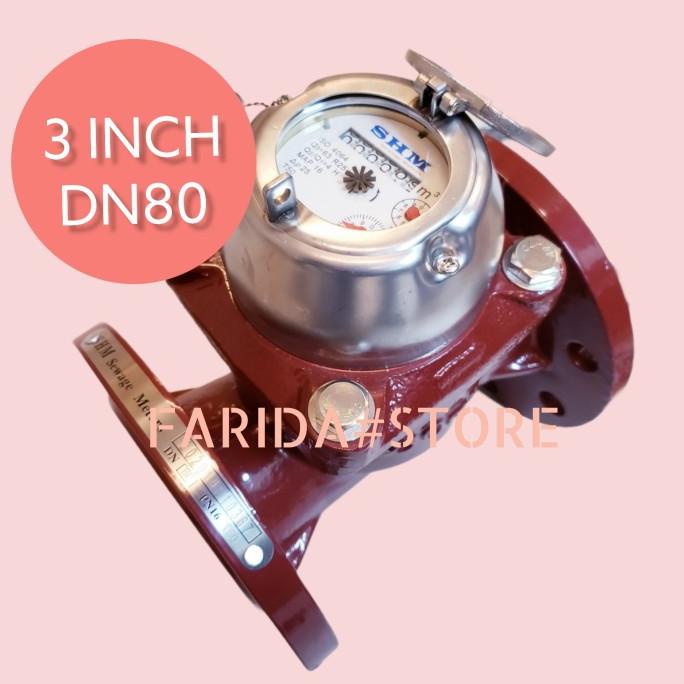 Water Meter Shm 3 Inch - Flow Meter Shm 3 Inch - Dn80
