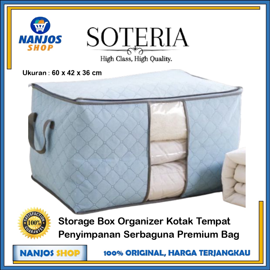 Storage Box Organizer Kotak Tempat Penyimpanan Serbaguna Premium Minimalist Bag