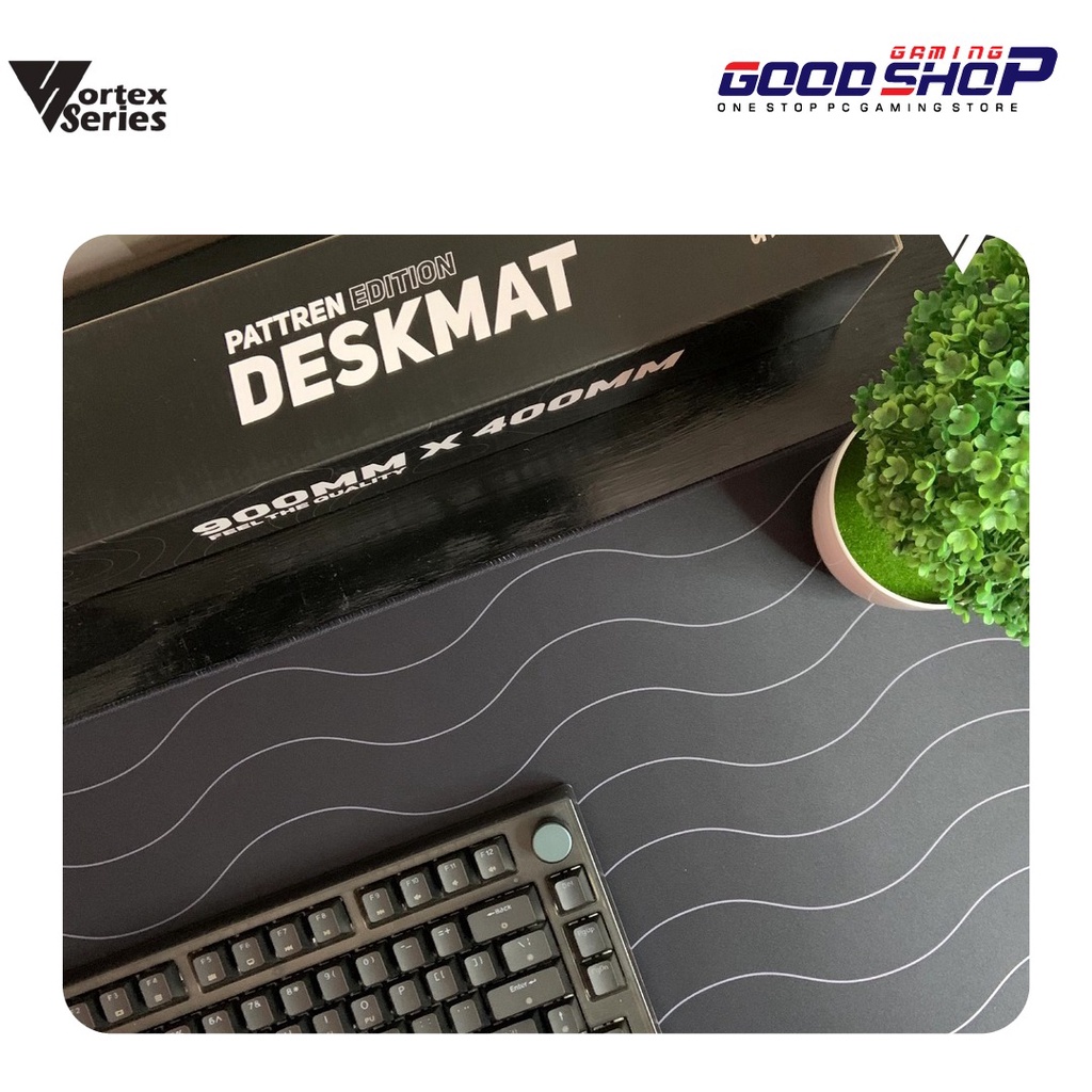 VortexSeries Stroke Wave Deskmat Mousepad